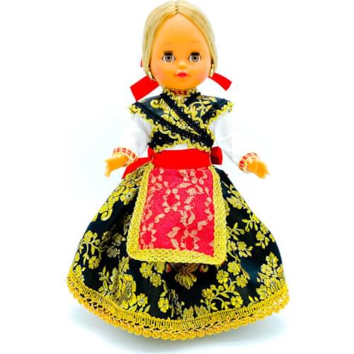 Doll Collection 35 cm Folk craft dress typical regional Zamorana Zamora made in Spain Nancy