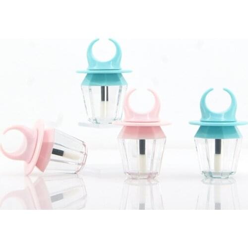 8ml Empty Pink Nipple shape Lip Gloss Tubes cosmetic packaging 50pcs