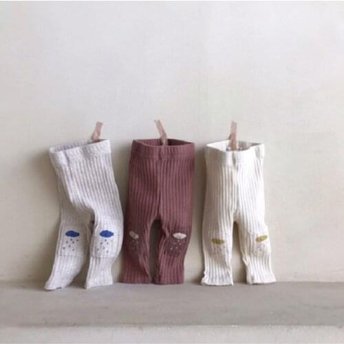 Knitted Newborn Baby Leggings Pants Autumn Toddler Girls Boys Pants Clouds Infant Baby Pants For Kids Trousers Cotton 0-2Y