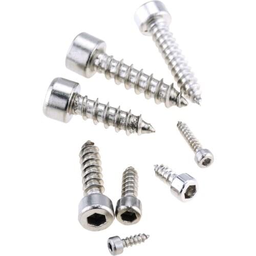 M2 M2.6 M3 M4 M5 M6 Hexagon Hex Socket Cap Head Self Tapping Screw 304 Stainless Steel Allen Head Screw For Speaker