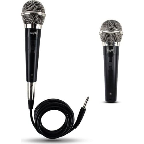 New Arrival Wired Microphone Universal Performance Dynamic Mic Portable singing Microphones Fit For KTV DVDs Amplifiers Mixers