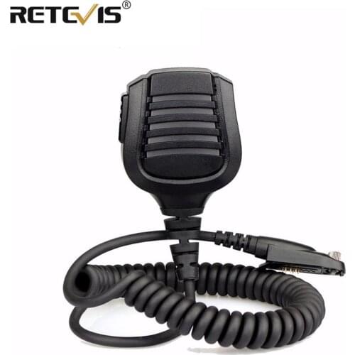 New Retevis Speaker Microphone PTT Mic For Retevis RT82/RT87/RT83 Ailunce HD1 DMR Digital Walkie Talkie Accessories J9127M