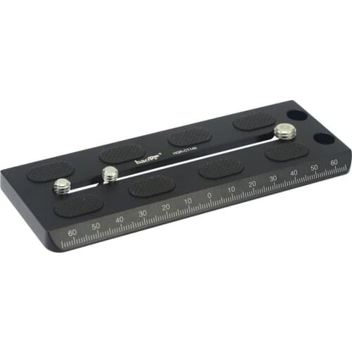 Haoge 140mm Camera Plate is specifically designed for CARTONI Focus 8S, Focus HD, e-Focus, Lambda 10 and Spinhead Fluid Head