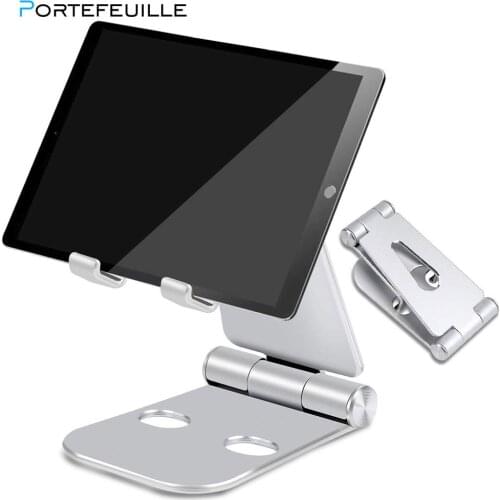 Portefeuille Universal Aluminum Tablet Holder Stand Flexible For iPad Pro 10.5 2 Mini Dock Stand Adjustable Soporte Accessories