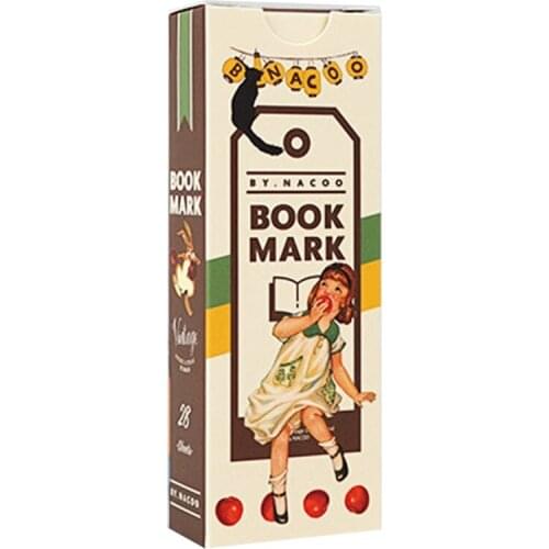 Retro Bookmark Colored Space Bookmark Paper Creative Stationery Tab For Books M17F