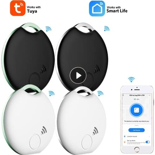 Smart Life Bluetooth-compatible Tracker Tuya Smart Tag Keys Wallets Luggage Pets Finder Item Locator Children Pet Tracking