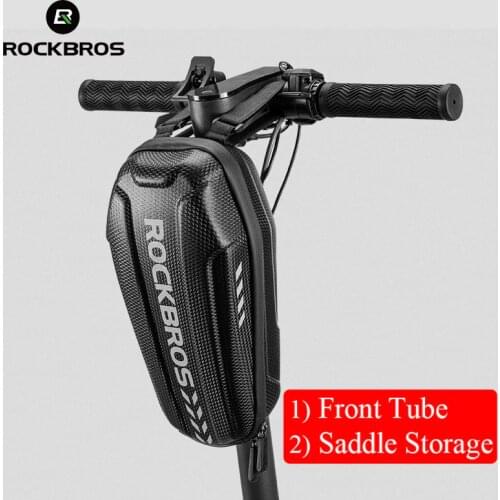 ROCKBROS Mountain Bicycle Front Tube Bag Rainproof Hard Shell Bike Frame Top Tube/Saddle Storage Bags For MTB Road/Folding Bike