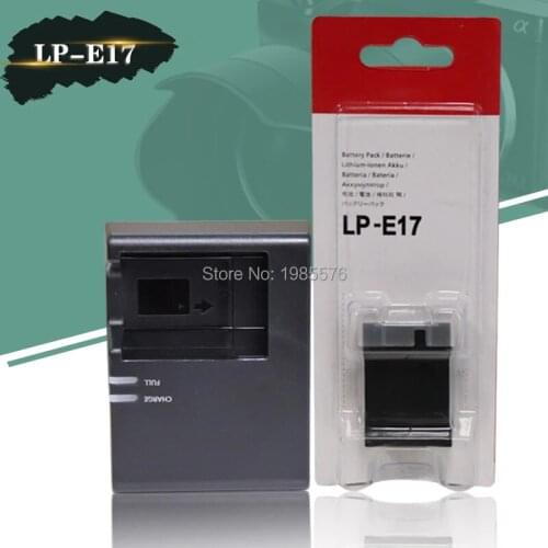 1pcs LP-E17 LP E17 For Canon EOS M3 M5 M6 200D 750D 760D 800D 8000D Rebel Battery With Digital Camera LC-E17 charger
