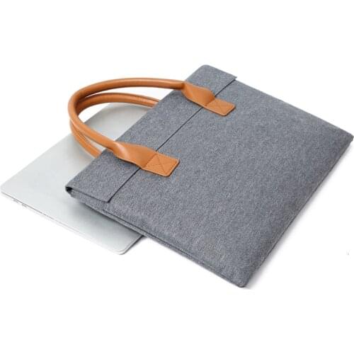 14 15 16 Inch Laptop Hand Bag Waterproof Notebook Case Sleeve High Capacity Light Mens Women Briefcase for Computer K064