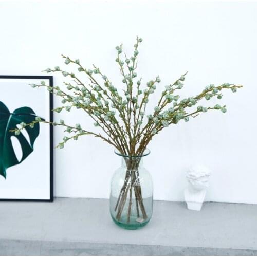 3pcs/lot eucalyptus simulation leafs office garden living room Landscaping plant decoration home decoration potted plants