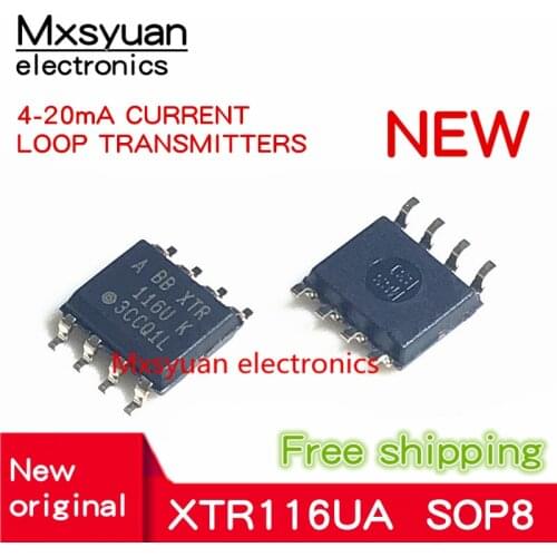 5pcs~50PCS/LOT XTR116UA XTR116UA/2K5 1160UK XTR116U XTR116 116U SOP8 New original full analog signal chip