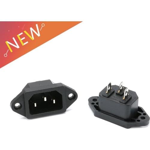 5PCS 3P ACPower Socket Connector Socket Adapter 3PAC 3 PIN