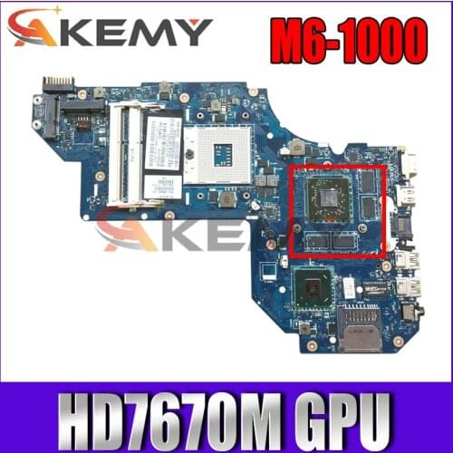For HP Pavilion M6 M6-1000 laptop motherboard LA-8711P 698399-501 698399-001 HM76 DDR3 GPU HD7670M 100% test work