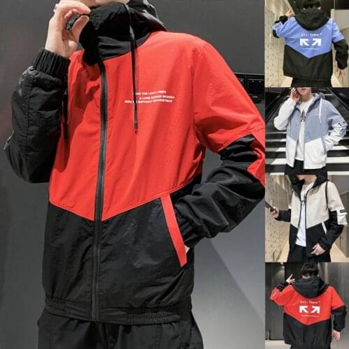 EBAIHUI Hooded Jackets For Men