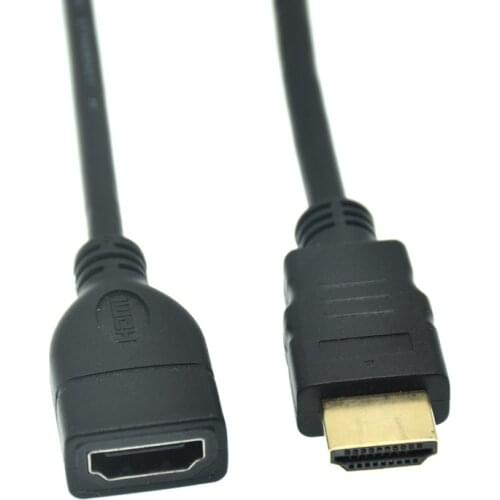 HD-Extension Cable Male To Female 1m-3m HD-4K 3D 2.0v HDMI-compatible-Extended Cable Adapter For HD TV LCD Laptop PS3 Projector