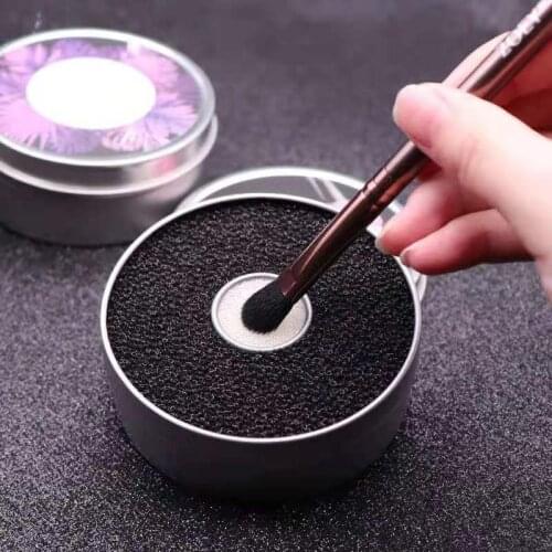 Makeup Brush Cleaner Box Makeup Brushes Speedy Box Makeup Sponge Brush Cleaner Easy for Cleaning Speedy Color Change Makeup Tool