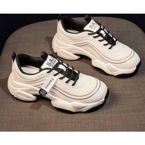 Spring Women Sports Shoes Outdoor Running Lace Up Ladies Shoes Woman Sneakers Tenis Feminino Breathable Casual Shoes Flats A997