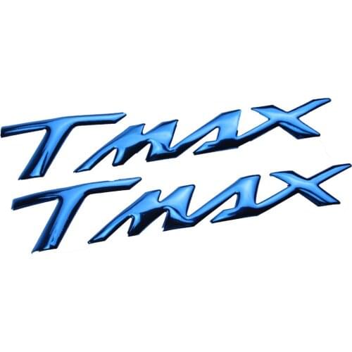 3D 3M Decals Stickers FOR TMAX TMAX500 05 06 07 08 09 10 11 12 steed 3M FUEL TANK LEFT RIGHT SIDE EMBLEM Blue color