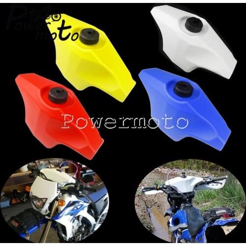 Motorcycle 7/8" 1-1/8" Handlebar Mount Auxiliary Gas Oil Tank 0.6Gal Dirt Bike Dual Sport Extra Fuel Carrier 22mm/28mm Bar Mount