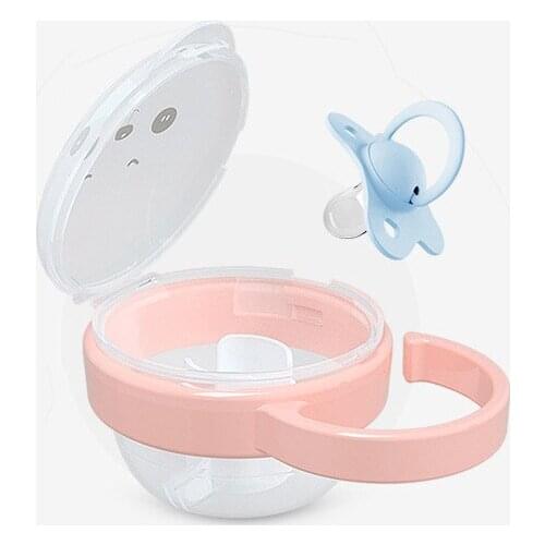 Portable Baby Pacifier Storage Box Travel Nipple Holder Soother Cradle Case Infant Pacifier Storage Container Nipple Accessories