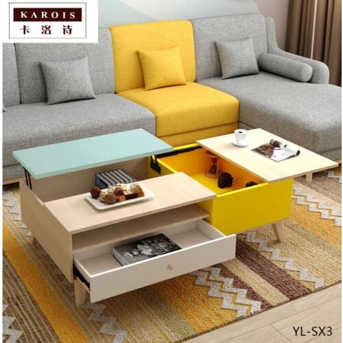 KAROIS Sx3 Modern Minimalist Living Room Furniture Coffee Table Tv Cabinet Combination Multifunctional Coffee Table
