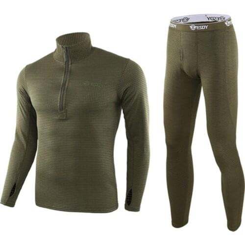 New winter Top quality new thermal underwear men underwear sets compression fleece sweat thermo training underwear men clothing
