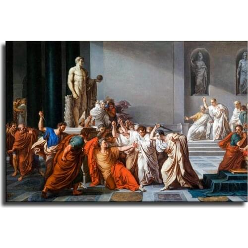 Assasination Murder Of Julius Caesar Rome,canvas Oil Wall Art Decorations