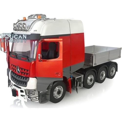 1/14 LESU 8*8 Actros Cabin Tractor Truck Model Metal RC Chassis Rack Bucket DIY Tmy THZH0847