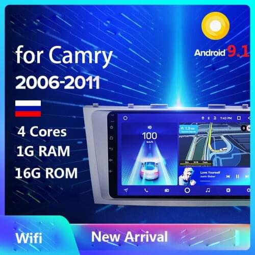 2+16G Android 9.1 Auto Multimedia for Toyota Camry 40 50 2007-2011 Car Radio Video Player Navi GPS 2din 2 din Wifi USB 50