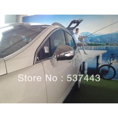 For Peugeot 3008 2010 2011 2012 2013 2014 2015 ABS Chrome Side Mirror Cover Trim 2 pcs
