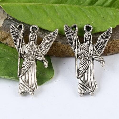 200pcs Raphael charms in tibetan silver h1398
