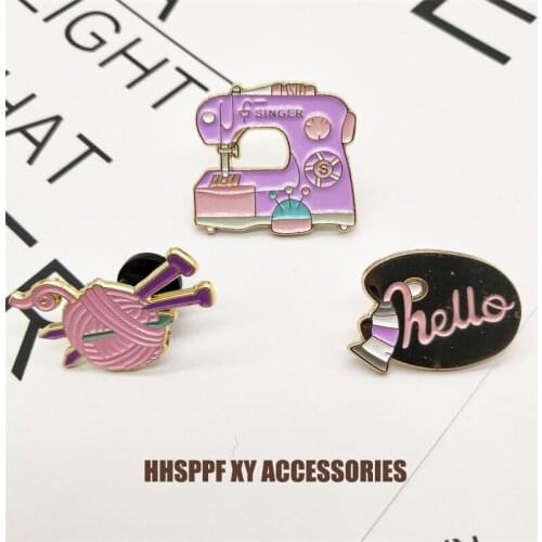 2020 New Fashion Fashion Casual Sports Style Exquisite Small Sewing Combination Badge Creative Combination Brooch Men And Women