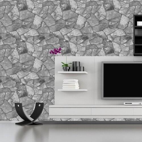 Beibehang Retro 3D antique culture stone pattern rock wallpaper restaurant cafe background walls 3d wallpaper papel de parede