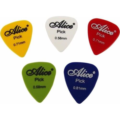 ABS 5pcs/Lot Non-Slip Orange/Black Plastic Acoustic Guitar Folk Picks Heavy 1.5mm Durable POM Electric Guitar Bass Picks