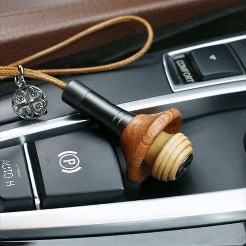 Car Perfume Smell Decoration Pendant Scent Wood UFO Air Freshener Automobiles Interior Rearview Mirror Fragrance Diffuser Trim
