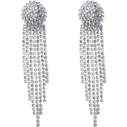 Brincos Aretes The New 2021 Earrings Female Temperament Long Tassels Brincos Feminino Boucle Oreille Femme Wedding Jewelery