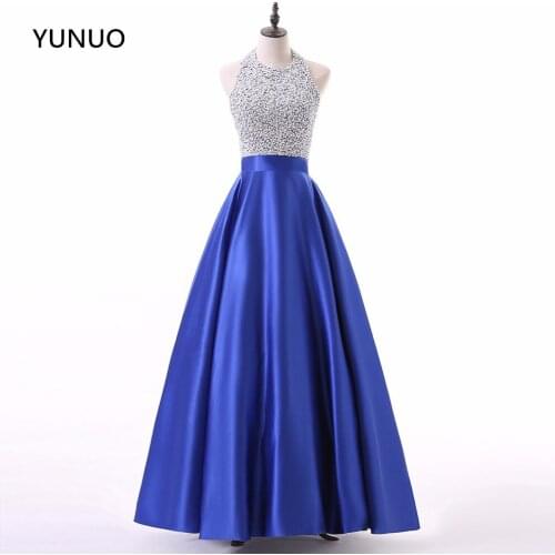 Real Image A Line Long Evening Dress Beadings Crystal Bodice Party Elegant 2021 Vestido De Festa New Prom Gowns
