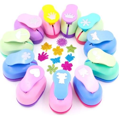 2.5cm 24 Shapes DIY Craft Hole Punch Flowers Punch Foam Paper Puncher Kids Scrapbook Paper Cutter Scrapbooking Punches Embossing