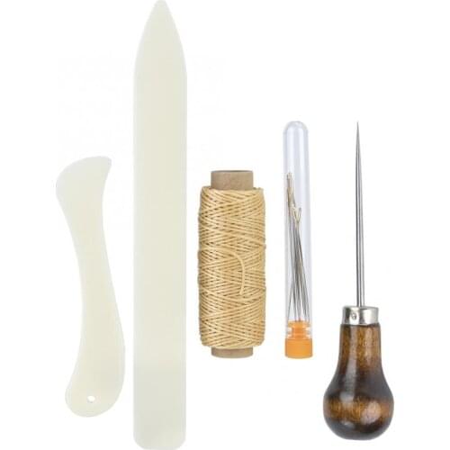 Sewing Tools Practical Leather DIY Craft Stitching Poking Needle Sewing Working Hand Tool Kit sewing tools
