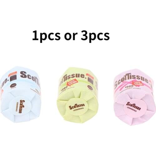 1pcs/ 3PCS Mini 1/12 Dollhouse Miniature Tissue Paper Bathroom Decor Funiture Accessories