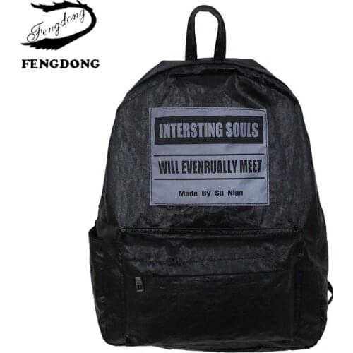 Fashion Oxford Couple Backpack Trendy Reflective Design Bags For College Student Simple Casual Travel Bagpack Retro Mochila 2021