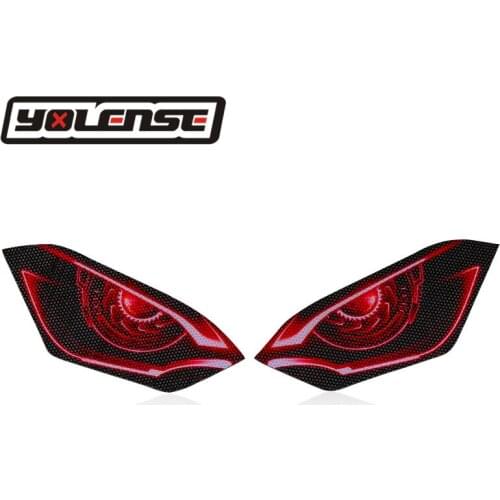 Motorcycle Accessories 3D Front Fairing Headlight Sticker Guard Sticker For BMW S1000RR S1000 RR 2019-2021 2020