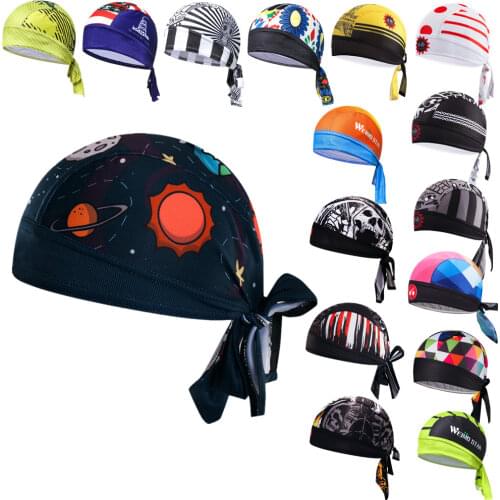 Women Cycling Cap Breathable Pirate Headband MTB Bicycle Skull Head Scarf Bandana Anti-sweat Headwear Gorra Ciclismo