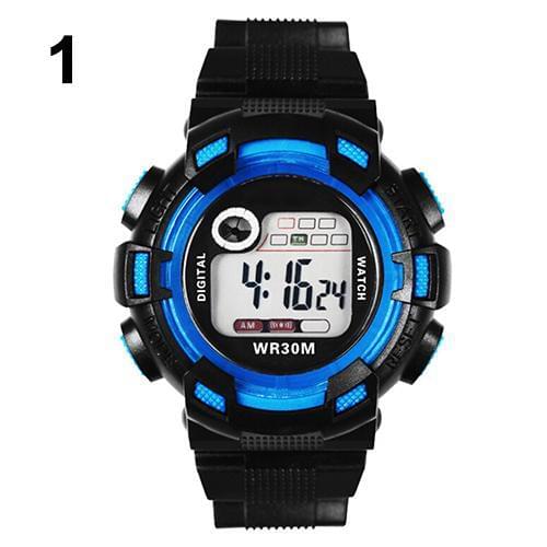 Men Waterproof Sports Digital Watch Military Electronics WristWatch Multifunctional Alarm Mountaineer Wrist Watch