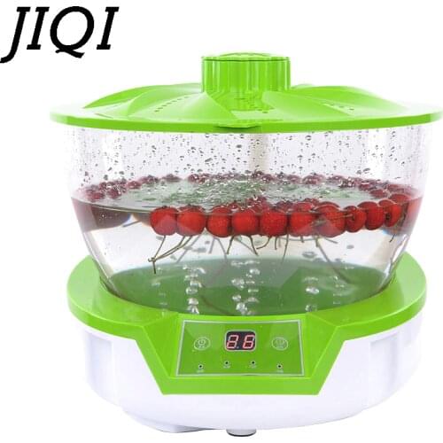JIQI 6.5L Ozone Generator Ozonizer Fruit Vegetable Washer Water Purifier Food Disinfection Detoxification 220V
