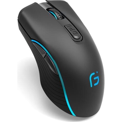 Rechargeable Computer Mouse Dual Mode Bluetooth+2.4Ghz Wireless USB Mouse 2400DPI Optical Gaming Mouse Gamer Mice for PC Laptop