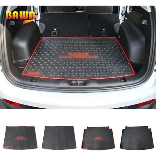 BAWA Cargo Liner Rubber Trunk Mat Accessories for Jeep Compass 2017+ Floor Mat