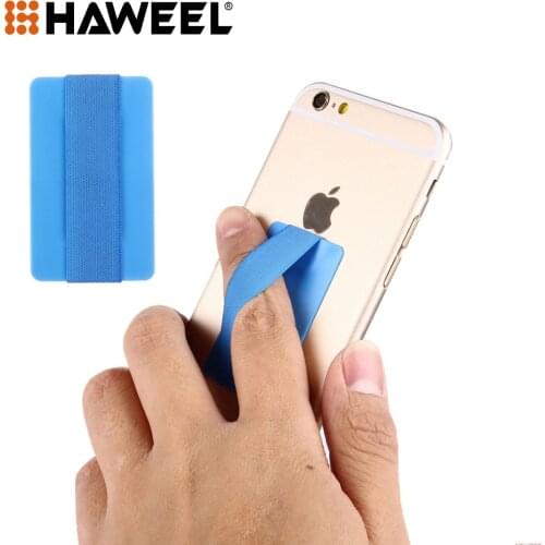 HAWEEL Universal Ultrathin Finger Grip Strap, Size: 53 x 33 x 1.8 mm For iPhone, Galaxy, Huawei, Xiaomi, LG, HTC and Tablets