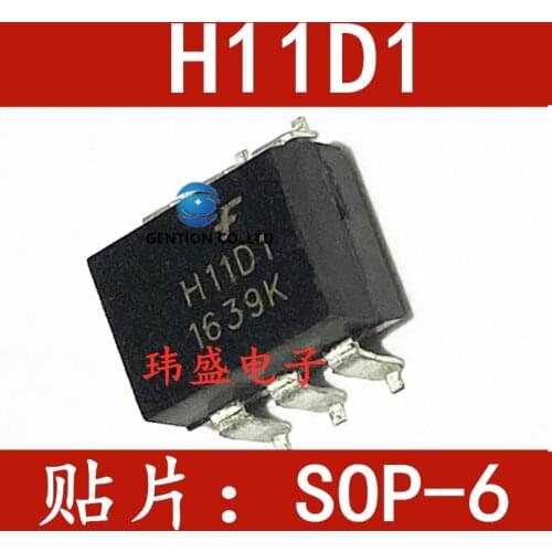 10PCS Optical coupling H11D1 SOP-6 photoelectric coupler H11D1S in stock 100% new and original