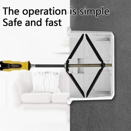 10pcs Universal 86/118 Type Switch Cassette Bottom Box Damage Repairer Junction Box Multifunctional Remedial Support Rod